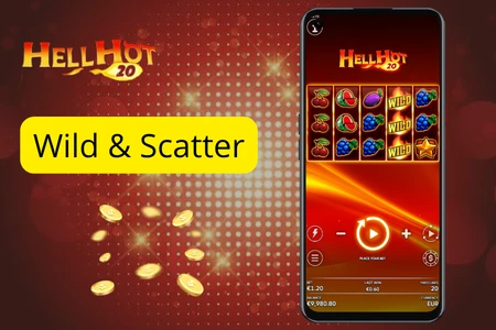Hell Hot 20 Wild and Scatter symbols on the reels